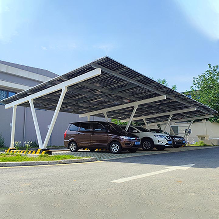 Montagem solar de garagem
