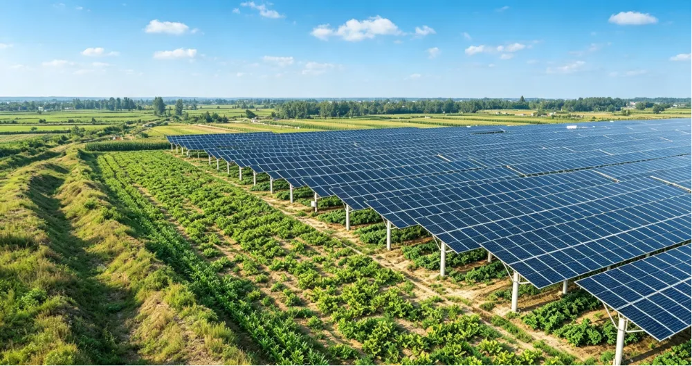 Sistemas de montagem fotovoltaica agrícola: quando a energia solar encontra o solo