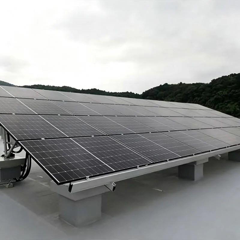 Montagem em solo de alumínio solar de concreto