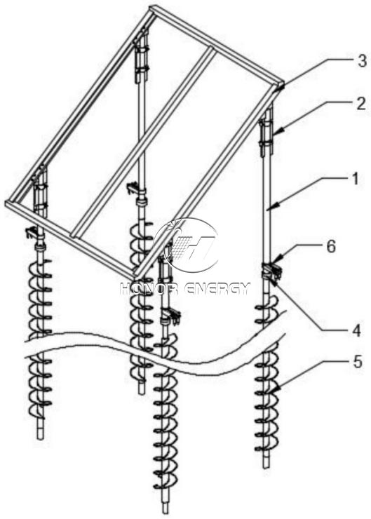 Anti-subsidence Ground Screw
