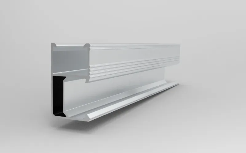 Trilho de montagem solar de alumínio R45