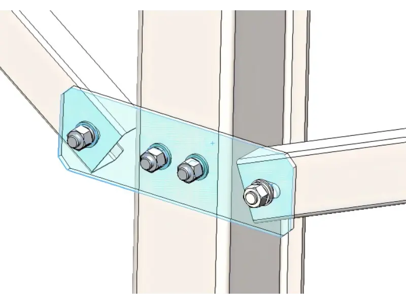 Placa de conexão solar