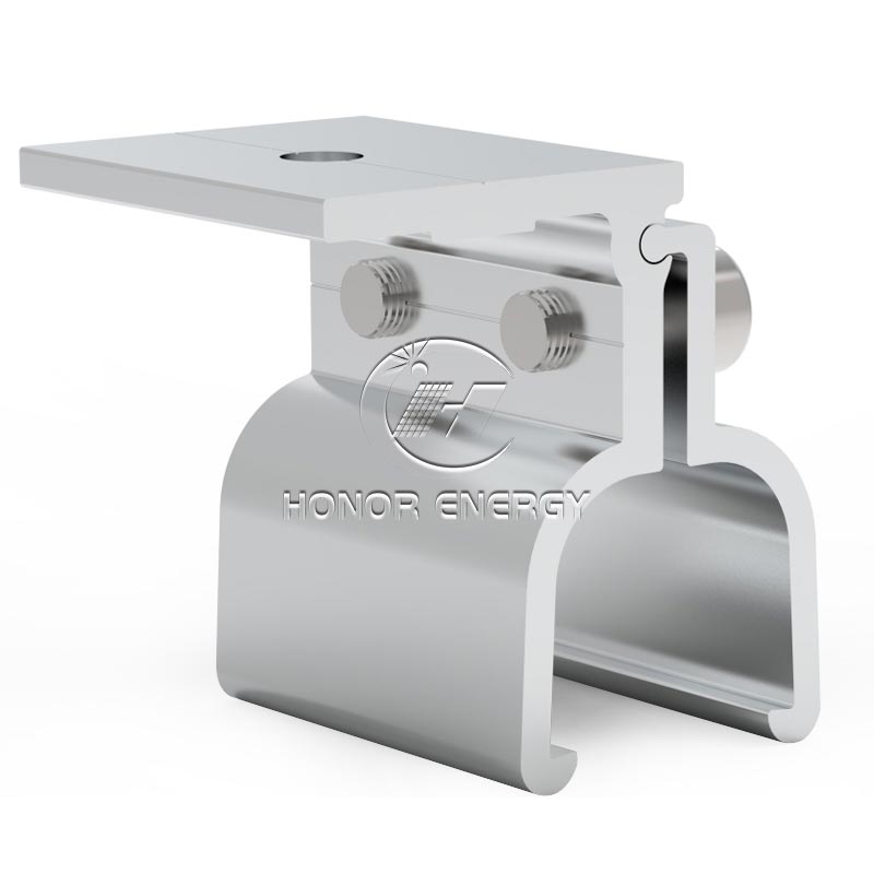 Clipe solar para o telhado de metal