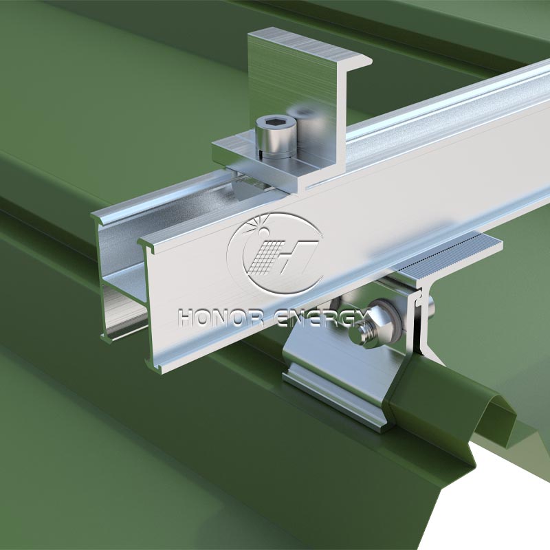 Montagem Solar Metal Roof Kliplok