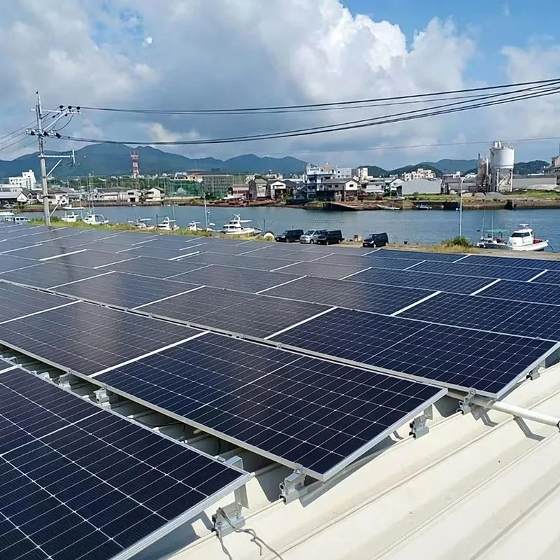 Montagem solar em telhado
