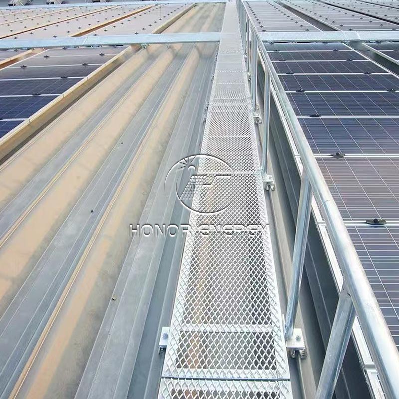 Passagem solar de aço