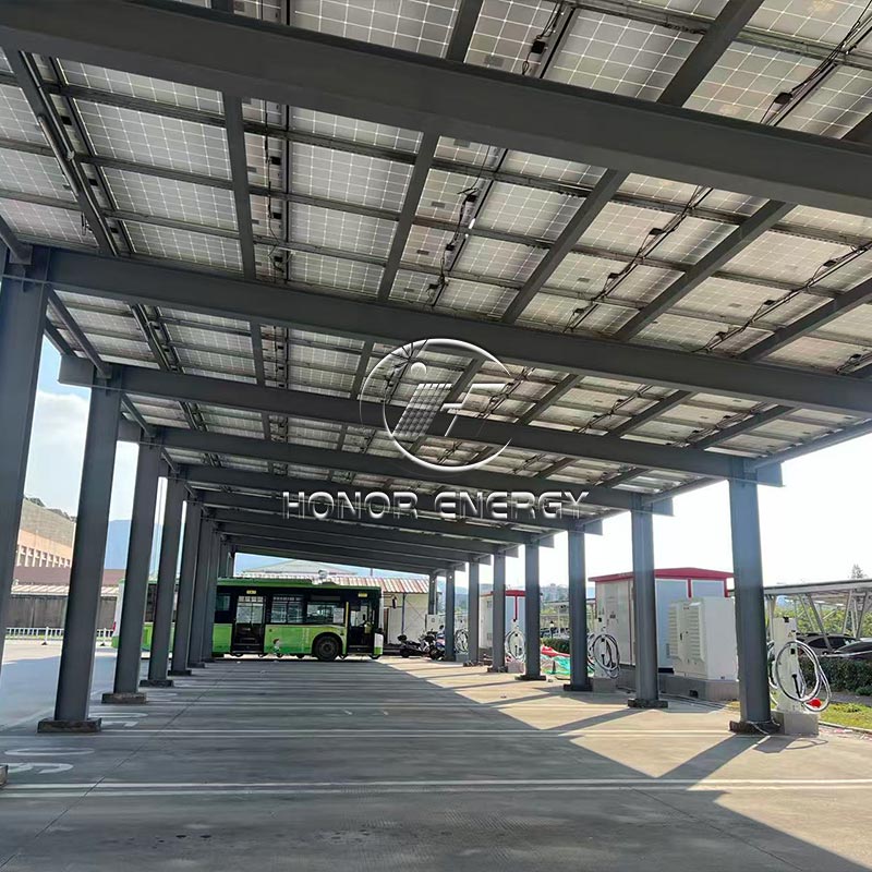 Montagem solar solar de aço