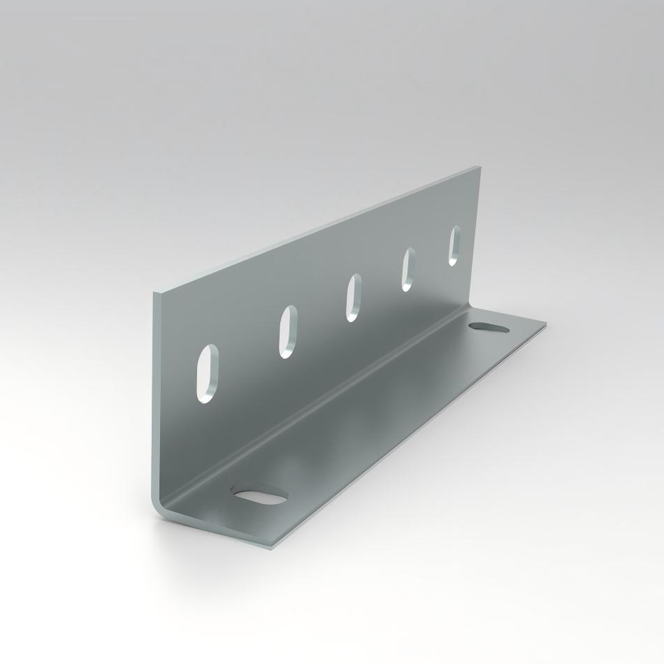 Trilhos solares tipo L de aço