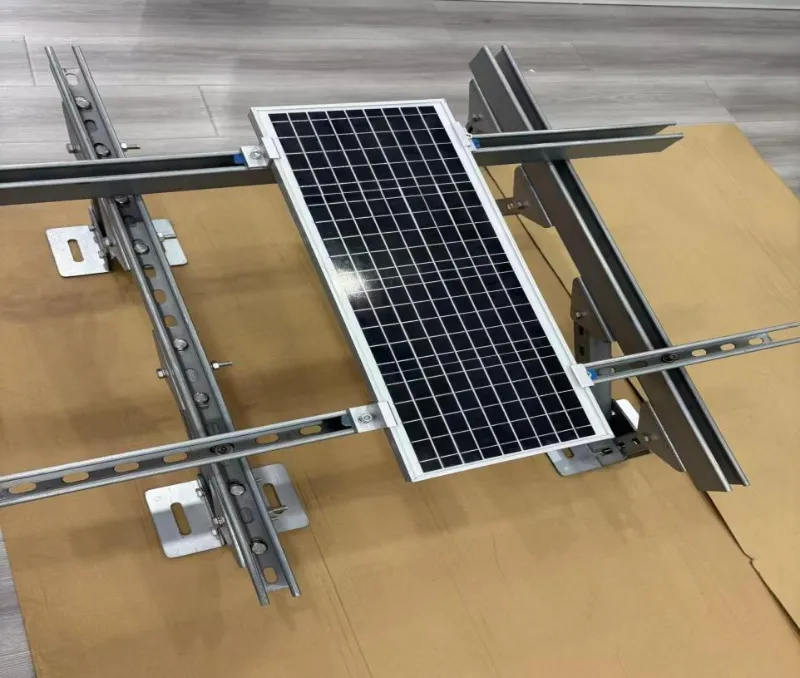 Sistema de montagem em solo de aço solar U Rail